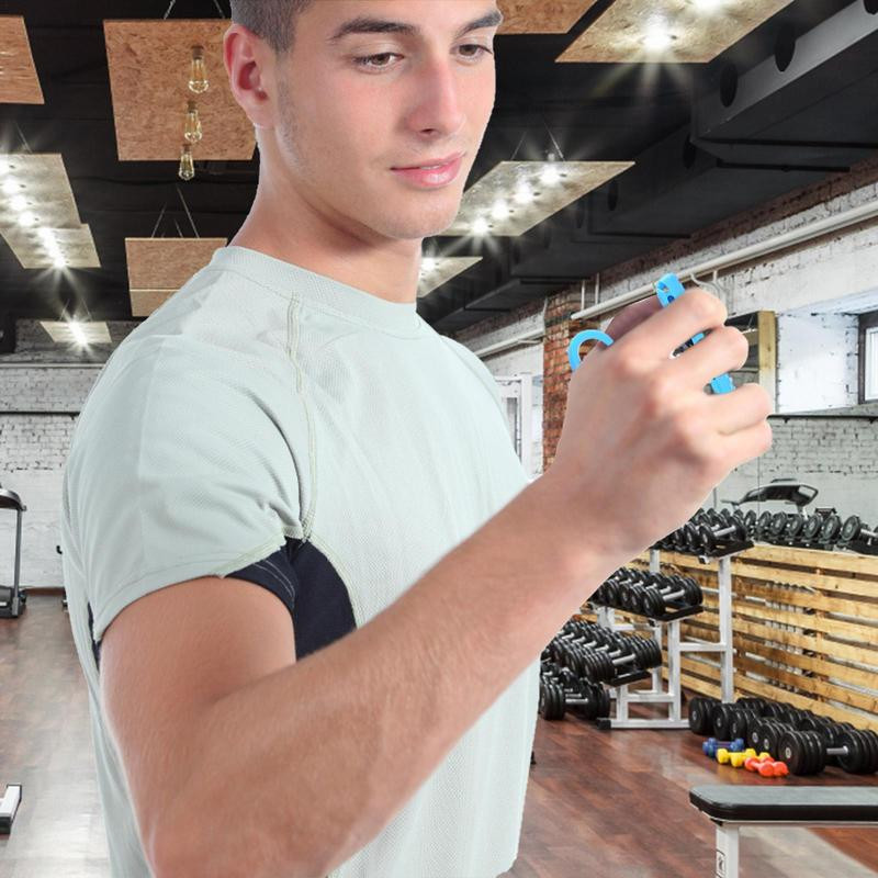 Nova N vrsta ojačanja ručnog stiska TPR vježbač za prste s nehrđajućom oprugom Pokretni trenažer snage stiska za izgradnju mišića