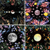 652D kvadratinis altorius stalo žaidimų kortos Pad Rune staltiesė Metafizinis stalo žaidimų kilimėlis