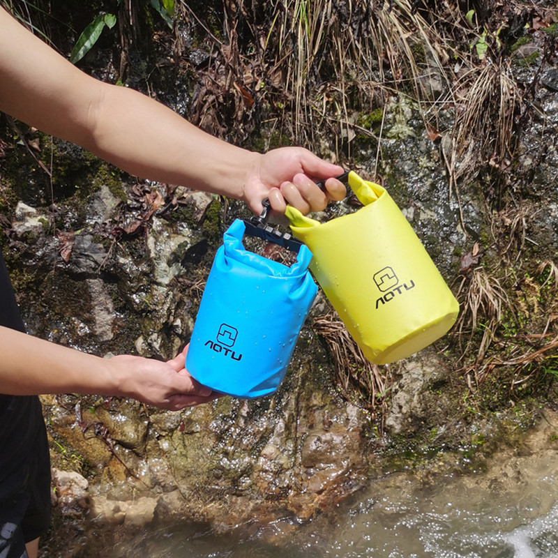 YIXIAO 2L mini veekindel kott välitingimustes jõeretke ujumiseks hoiukoti kott Rafting süsta ujuv veekindluspakett