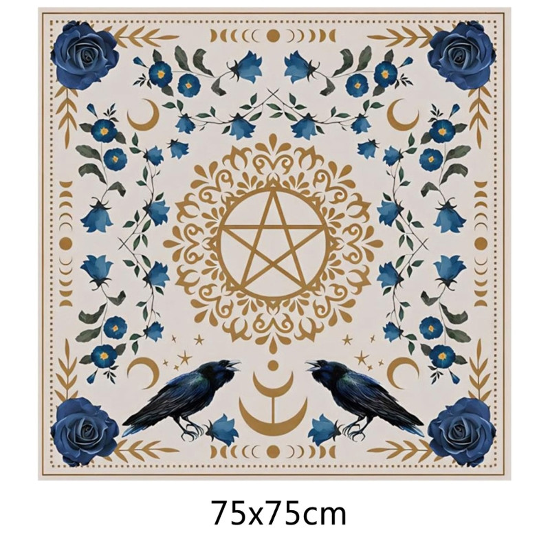 Asztaltakaró Asztrológia Orákuszok Játék Szőnyeg négyzet alakú inga oltár asztalterítő