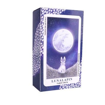 Tarot Lunalapin Rabbit Tarot Deck Κάρτες Ταρώ Oracle Divination Game Deck Party Astrology Cards Oracle Cards Game for Women Girl