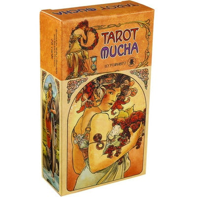 Tarot pakli Oracle kártyák Titokzatos orákulum jóslás Mucha Tarot kártyák nőknek Lányoknak Kártyajáték Társasjáték