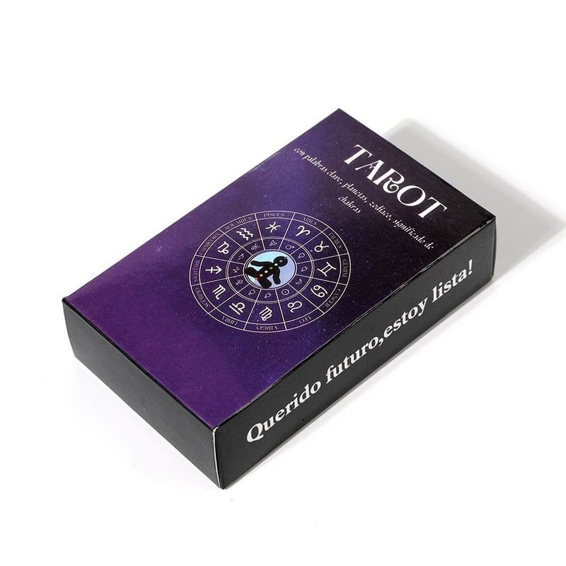 Tarokaardid Kallutatud hispaaniakeelse Taro tekk koos PDF-juhendiga Täiuslik ennustamistööriist lauamäng algajatele ja asjatundjatele