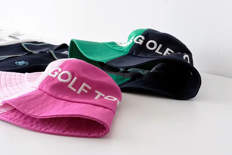 Golfo kepuraitė, moteris pavasario ir vasaros atspalvio didelio krašto kepuraitė