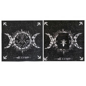 Trigubos mėnulio fazės Astrologija Taro kortos Būrimo staltiesė 19"×19" su Taro maišeliu Altoriaus taro audeklu