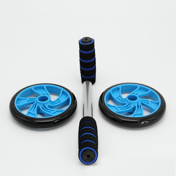 Ab Rollers Wheel Kit Home Exercise Wheel Abdomin Core Roller Trainer for AB Strength Training Gym Εξοπλισμός δύο τροχών με χαλάκι