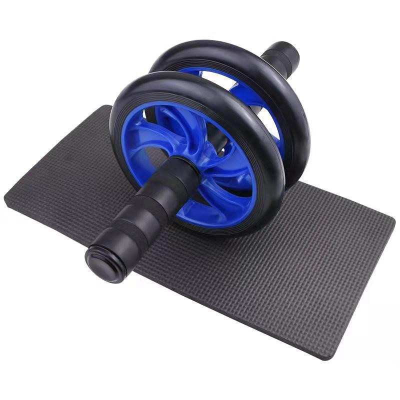 Ab Rollers Wheel Kit Home Exercise Wheel Abdomin Core Roller Trainer for AB Strength Training Gym Εξοπλισμός δύο τροχών με χαλάκι