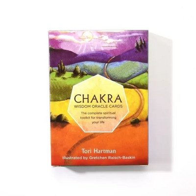 CHAKRA Card Tarot Oracle Mysterious Divination Tarot Oracle Cards for Women Παιχνίδι καρτών για κορίτσια Επιτραπέζιο παιχνίδι με κάρτες