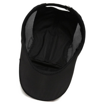 Μαύρα αδιάβροχα καπέλα εξωτερικού χώρου για άντρες Γυναικεία Αθλητικό γκολφ Καπέλο ψαρέματος Ρυθμιζόμενο καλοκαιρινό καπέλο μπέιζμπολ Unisex