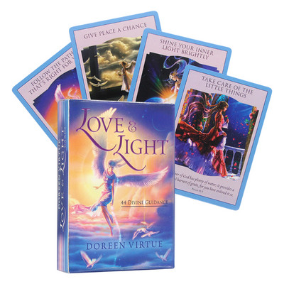 Pramogos 78 PCS Tarot su elektroniniu rankiniu šviesos matytoju stalo žaidimo kortelių kaladė Tarot Oracel kortelė Dovana
