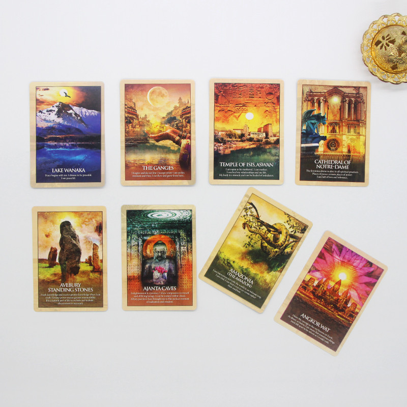 Pramogos 78 PCS Tarot su elektroniniu rankiniu šviesos matytoju stalo žaidimo kortelių kaladė Tarot Oracel kortelė Dovana