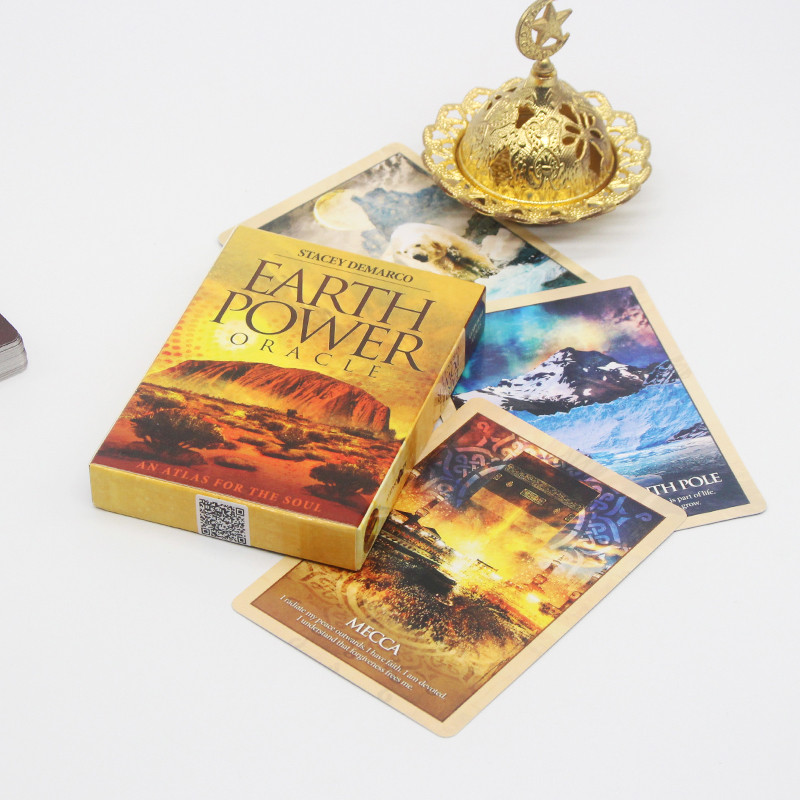 Pramogos 78 PCS Tarot su elektroniniu rankiniu šviesos matytoju stalo žaidimo kortelių kaladė Tarot Oracel kortelė Dovana
