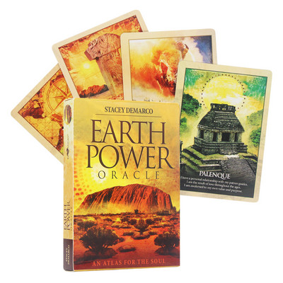 2023 m. karštos SACRED EARTH ORACLE Taro paslaptingos kortos su vadovu, būrimo draugo vakarėlio žaidimo dovana