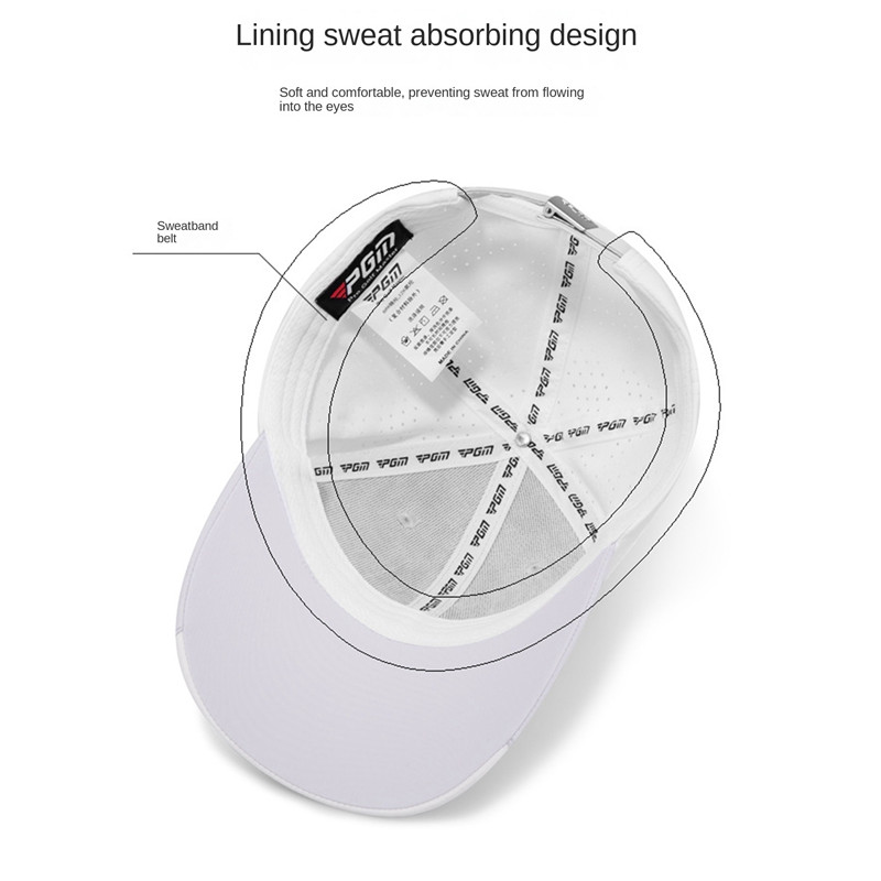 PGM 1 db női golfsapka napernyő, nedvességelnyelő és izzadságelvezető baseball sapka, világoskék