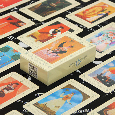 Karštas 2023 m. išpardavimas Aukštos kokybės Taro vandeniui atsparios kortos Likimo būrimas Žaidimo kortos Paslaptingų vakarėlių žaidimų didmeninė prekyba