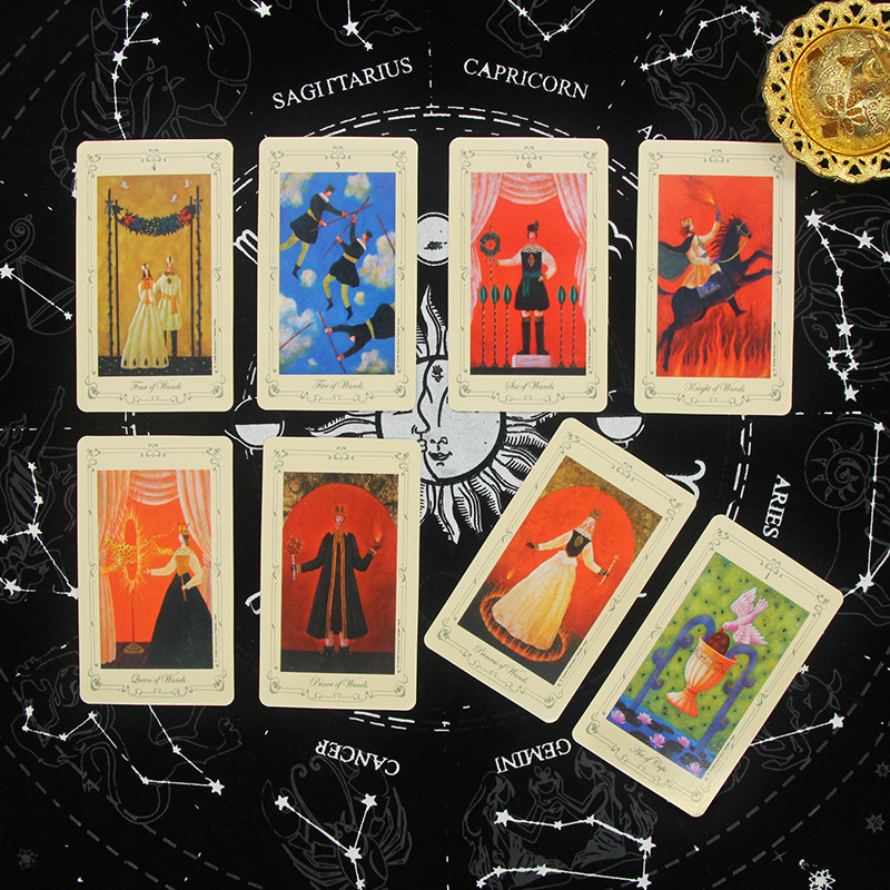 Karštas 2023 m. išpardavimas Aukštos kokybės Taro vandeniui atsparios kortos Likimo būrimas Žaidimo kortos Paslaptingų vakarėlių žaidimų didmeninė prekyba