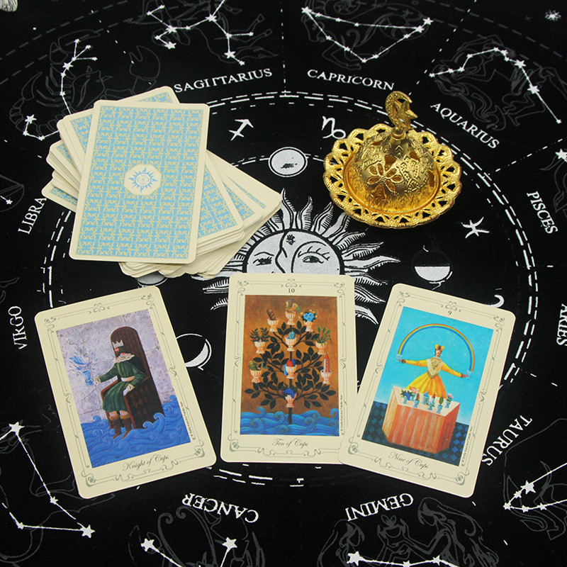 Karštas 2023 m. išpardavimas Aukštos kokybės Taro vandeniui atsparios kortos Likimo būrimas Žaidimo kortos Paslaptingų vakarėlių žaidimų didmeninė prekyba