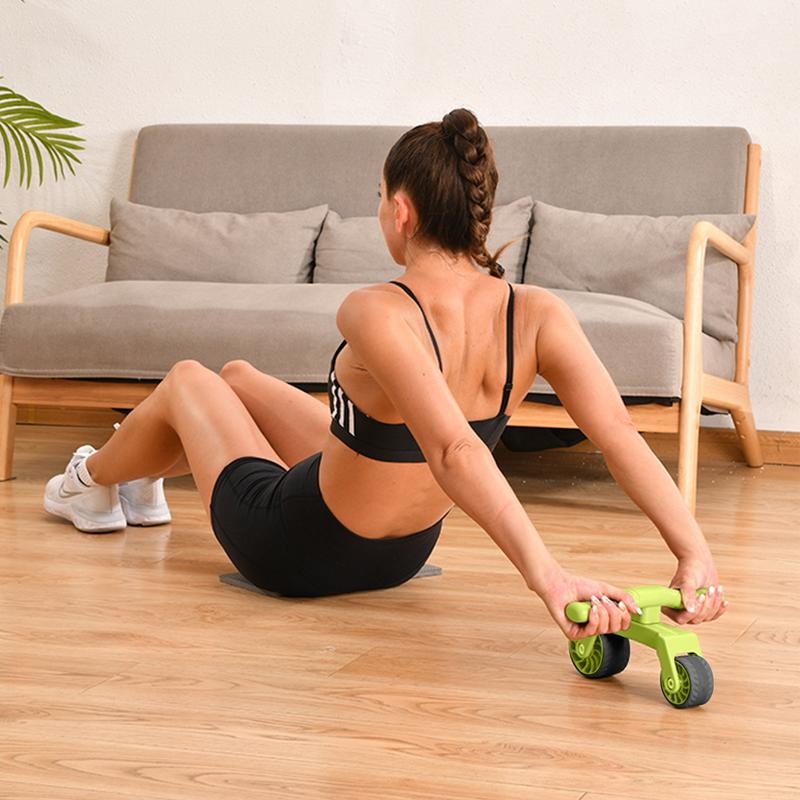 Τροχός για κοιλιακή άσκηση Εξοπλισμός προπόνησης κοιλιακού Τροχός άσκησης με αντιολισθητικές λαβές Roller τροχού για γυμναστική στο σπίτι Core workout