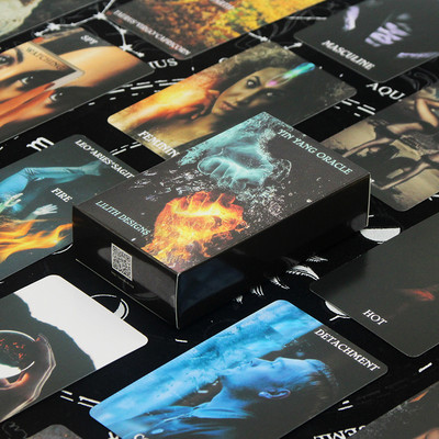 2023 Hot Sale Υψηλής ποιότητας Ταρώ αδιάβροχες κάρτες τράπουλας Fate Divination Playing Cards Mysterious Party Game