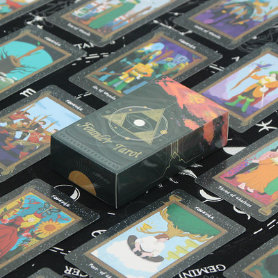 2023 Hot Sale Υψηλής ποιότητας Ταρώ αδιάβροχες κάρτες τράπουλας Fate Divination Playing Cards Mysterious Party Game