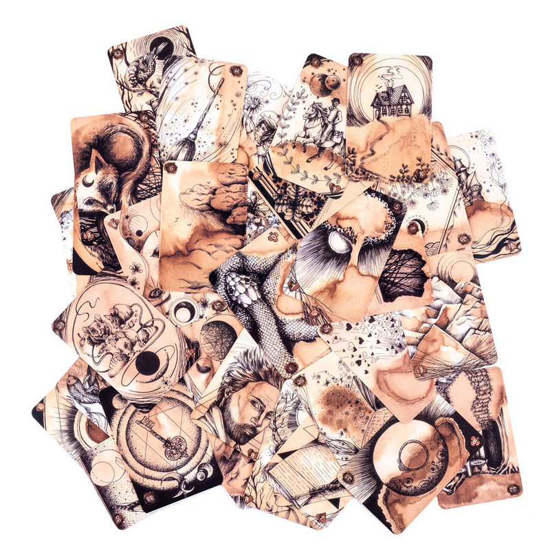 Lenormand Reflet De Lune Lenormand kortos Oracles stalo žaidimo kortos, ateities spėjimo žaidimas Vaiko žaislas moterims mergaitėms Taro kortos