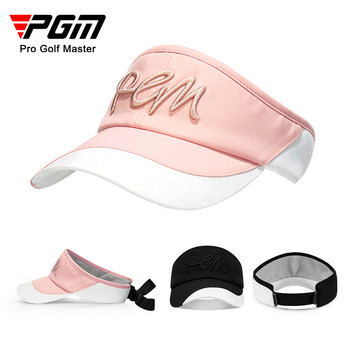 PGM Голф Дамска бродерия Празен цилиндър Слънчеви шапки Слънцезащитни дишащи бързосъхнещи регулируеми бейзболни шапки за голф