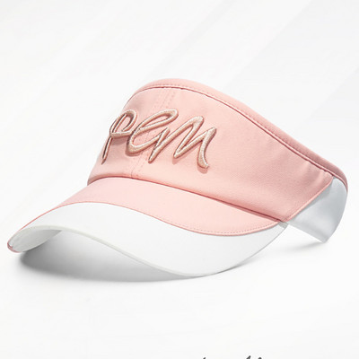 Γυναικεία κέντημα PGM Golf Empty Top Hat Καπέλα ηλίου Αντηλιακά που αναπνέουν γρήγορα και ρυθμιζόμενα καπέλα του μπέιζμπολ του γκολφ