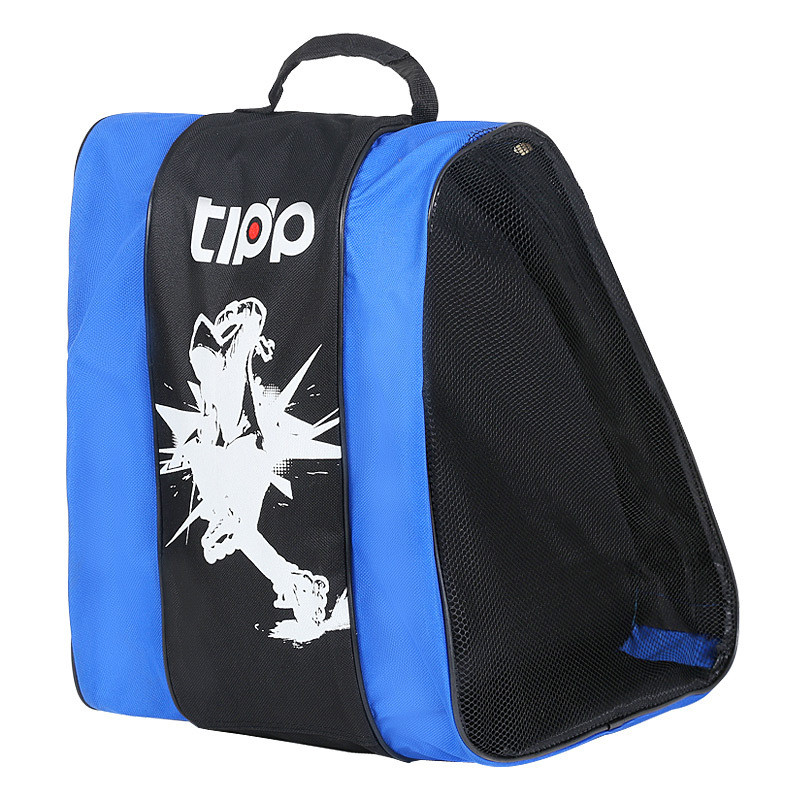 Profesionalus ledo slidinėjimo sniego batų krepšys unisex trikampio formos riedučių krepšys, vienas ant peties čiuožimo batų laikymo kuprinė