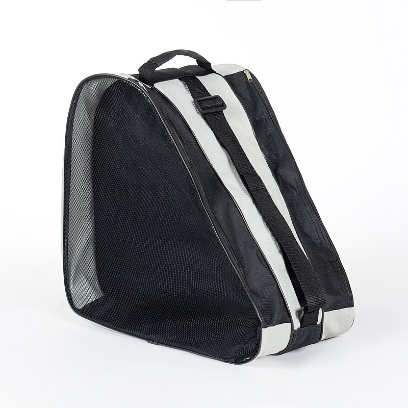 Profesionalus ledo slidinėjimo sniego batų krepšys unisex trikampio formos riedučių krepšys, vienas ant peties čiuožimo batų laikymo kuprinė