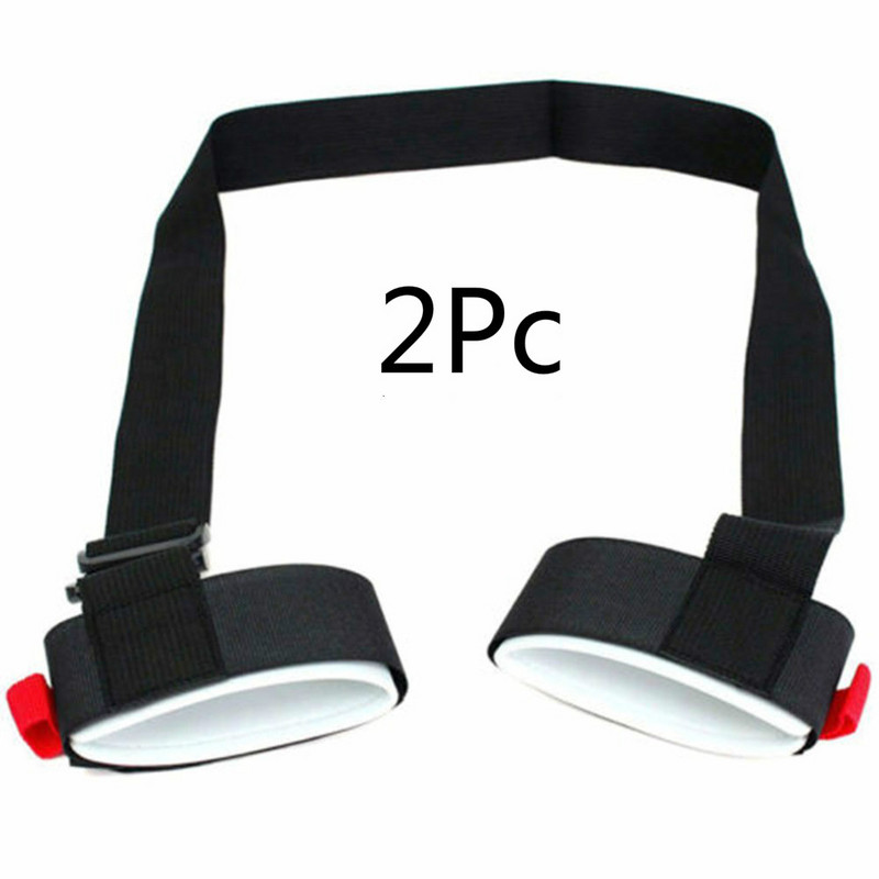 2 vnt. nailoniniai slidinėjimo krepšiai Reguliuojamas slidinėjimo lazdas pečių rankenos laikiklis blakstienų rankenos dirželiai Porterio kabliuko kilpa, apsauganti slidinėjimo lentą