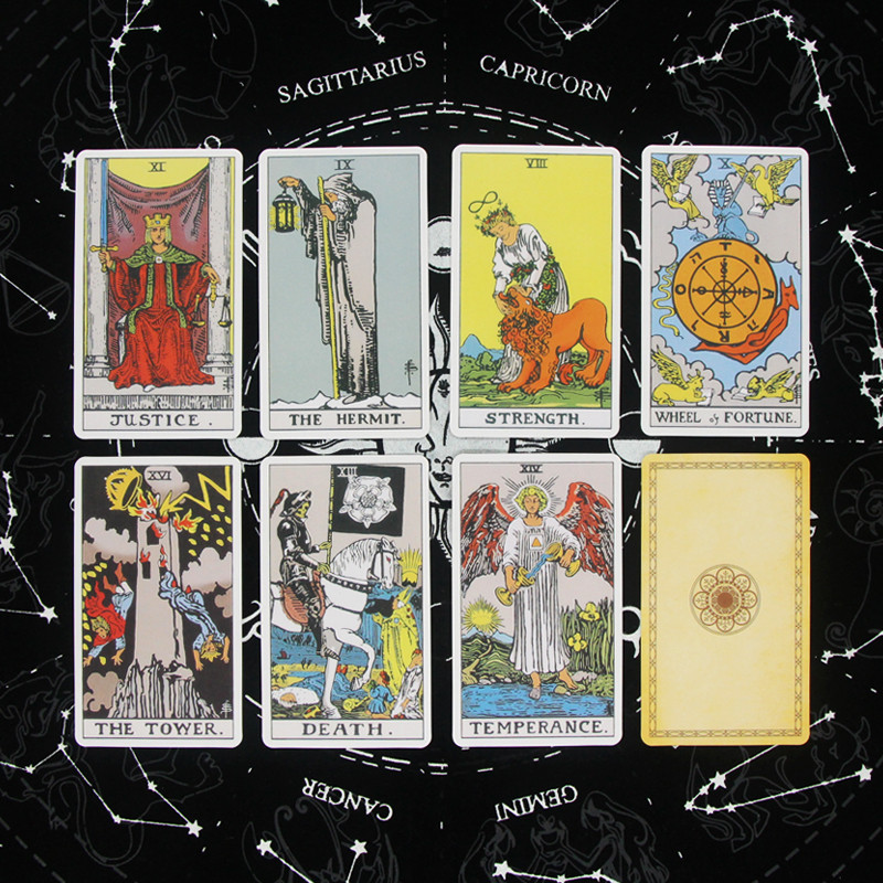 2023 m. Naujas dizainas Aukštos kokybės Taro Neperšlampamos Pašto kortos Likimo būrimas Žaidimo kortos Paslaptingos