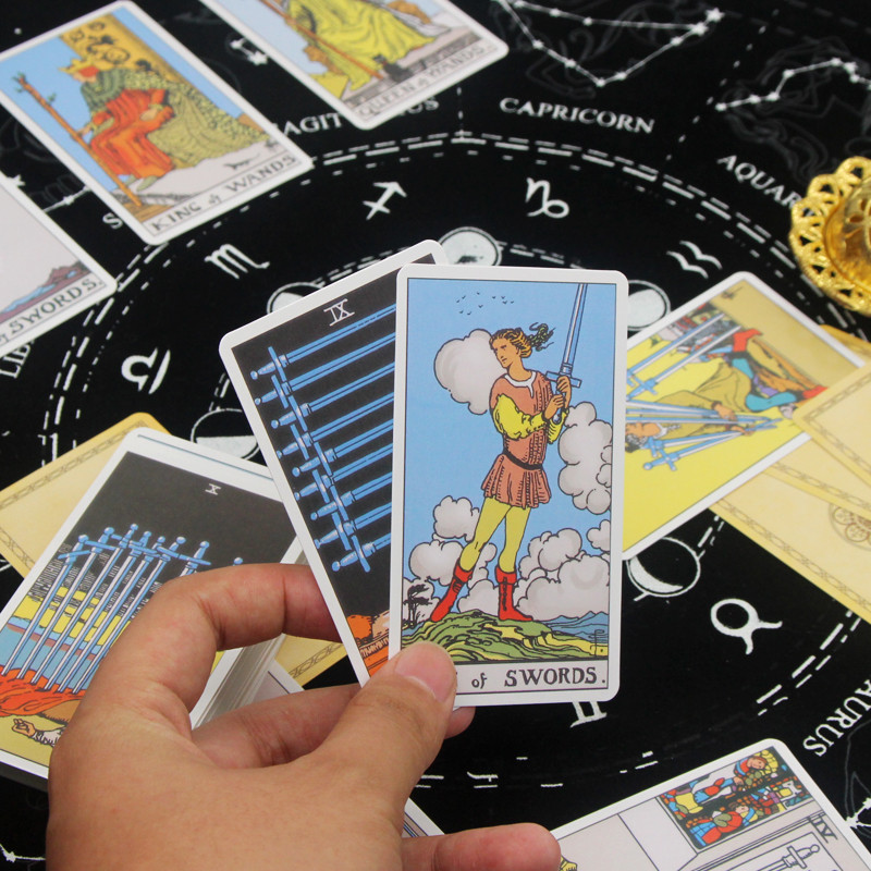 2023 m. Naujas dizainas Aukštos kokybės Taro Neperšlampamos Pašto kortos Likimo būrimas Žaidimo kortos Paslaptingos