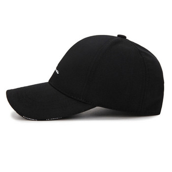 Шапка Мъжка и дамска шапка за голф Пролет и лято Бейзболна хипстърска дива черно-бяла шапка за свободното време за пътуване Слънцезащитна шапка