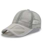 Vară Bărbați Femei Sport Alergare Transpirație Șapcă de baseball Bărbați Canada Șepci de golf Cu uscare rapidă Mesh Snapback Bone Hat Bone Gorras Casquette
