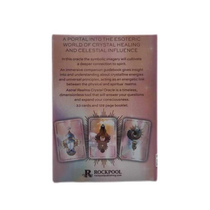 Nauji Hot 33cards Astral Realms Crystal Oracleb Family Entertainment žaislai vaikams