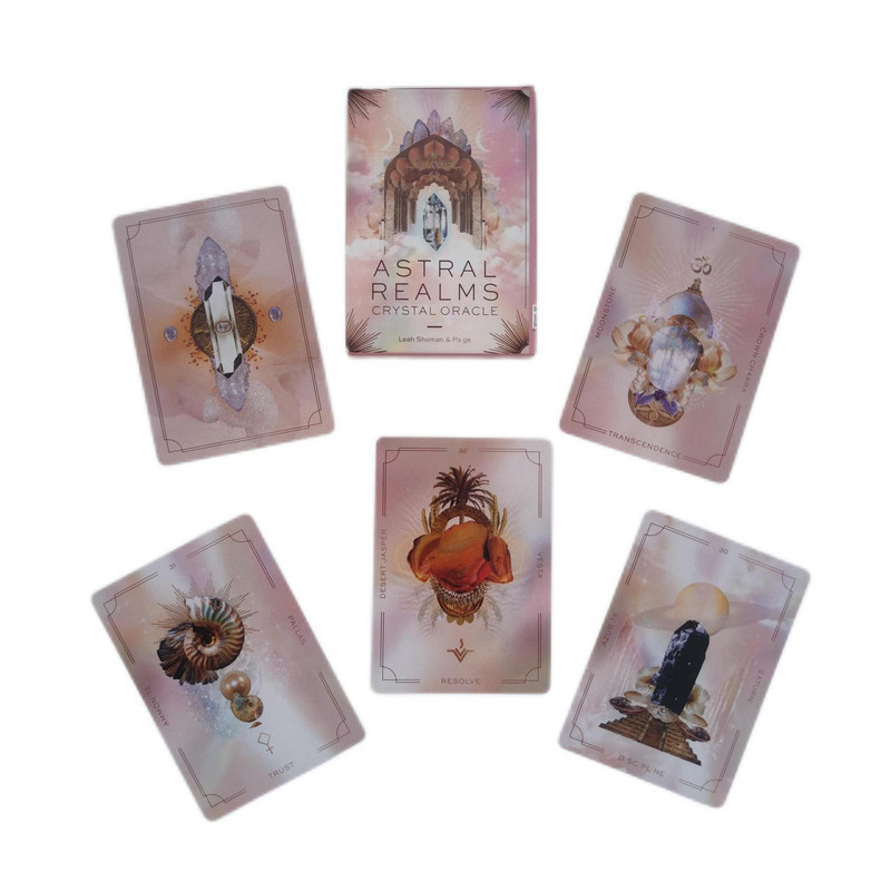 Nauji Hot 33cards Astral Realms Crystal Oracleb Family Entertainment žaislai vaikams