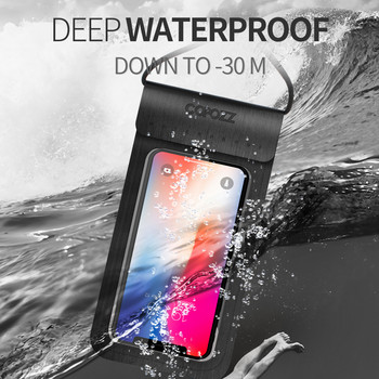 Водоустойчив калъф за телефон COPOZZ за iPhone X/8/7/6S Plus/Samsung S7 Плуване Гмуркане с шнорхел Ски Гмуркане Подводни мобилни чанти Калъф