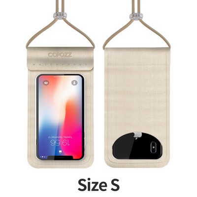 COPOZZ vízálló telefontáska iPhone X/8/7/6S Plus/Samsung S7 úszáshoz, sznorkelezéshez, síeléshez, búvárkodáshoz, víz alatti mobiltáskákhoz