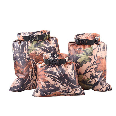 3 vnt. rinkinys, lauko plaukimo vandeniui atsparus krepšys, plaukiojimas plaustais, sausas krepšys su reguliuojamu dirželio kabliu 3/5/8 l