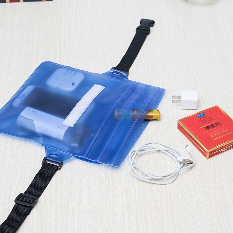 Vandeniui atsparus maišelis, sauso krepšio dėklas, skirtas laipiojimo žygiams, juosmens krepšys su juosmens pečių dirželiu, sportinis