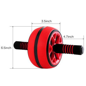 Silent TPR Abdominal Roller Trainer Fitness Equipment Gym Home Exercise Body Building Roller Belly Core Trainer