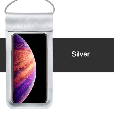 Veekindel telefonikoti kate puuteekraaniga mobiiltelefoni suusakuiv sukeldumiskoti ümbris kaelarihmaga iPhone Xiaomi Samsung Meizu jaoks