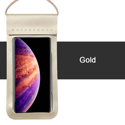 Veekindel telefonikoti kate puuteekraaniga mobiiltelefoni suusakuiv sukeldumiskoti ümbris kaelarihmaga iPhone Xiaomi Samsung Meizu jaoks