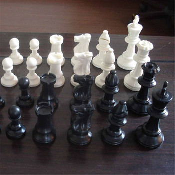 65/75 Resin Chess Pieces With Chess Board Παιχνίδια σετ σκακιού Μεσαιωνικό σετ σκακιού με 34cm/42cm σκακιέρα Επιτραπέζια παιχνίδια ajedrez