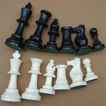 65/75 Resin Chess Pieces With Chess Board Παιχνίδια σετ σκακιού Μεσαιωνικό σετ σκακιού με 34cm/42cm σκακιέρα Επιτραπέζια παιχνίδια ajedrez