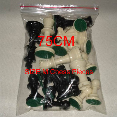65/75 Resin Chess Pieces With Chess Board Παιχνίδια σετ σκακιού Μεσαιωνικό σετ σκακιού με 34cm/42cm σκακιέρα Επιτραπέζια παιχνίδια ajedrez
