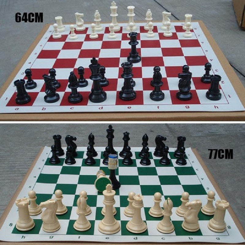 65/75 Resin Chess Pieces With Chess Board Παιχνίδια σετ σκακιού Μεσαιωνικό σετ σκακιού με 34cm/42cm σκακιέρα Επιτραπέζια παιχνίδια ajedrez