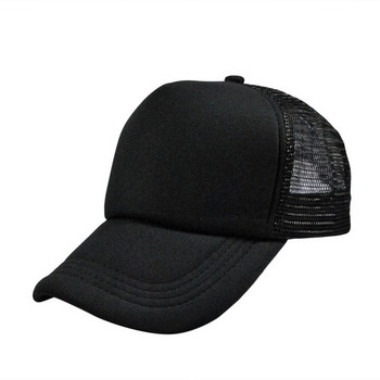 Ρυθμιζόμενο καπέλο ποδηλασίας Unisex Solid Sports καπέλο γκολφ Trucker Mesh Unisex Ελκυστικά κενά καλοκαιρινά καπέλα προσωπίδας 1