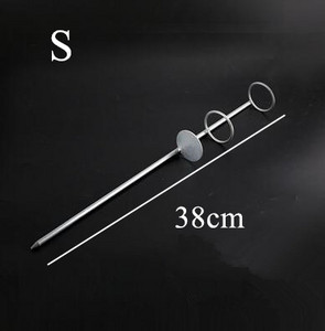 Horgászbot talajtartó rozsdamentes acél állítható betétek Egyszerű konzol horgásztartozékok fém dupla gyűrű beillesztéséhez