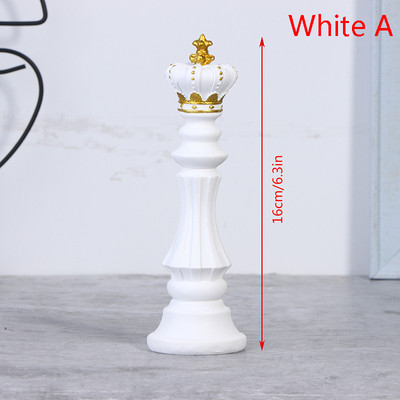 1vnt dervos šachmatų figūrėlės Stalo žaidimų priedai Tarptautinės šachmatų figūrėlės Retro stiliaus namų dekoras Paprasti modernūs šachmatų papuošalai